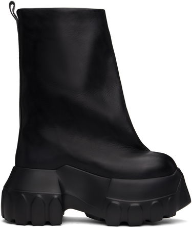 Oblečenie Rick Owens Rick Owens Hollywood Flared Mega Tractor Boots Čierna | RU01E5864 LOO, 0