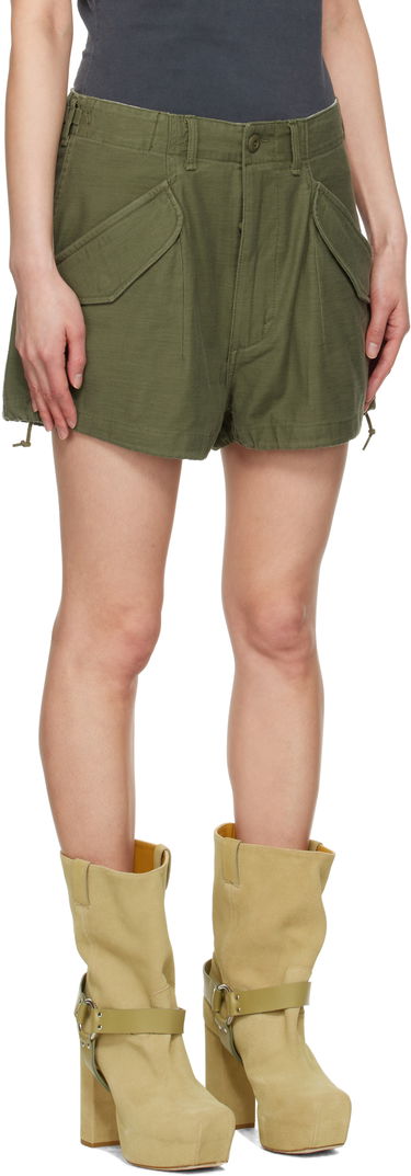 Šortky R13 R13 Loose Marianne Cargo Shorts Zelené | R13WD175-D311A, 1