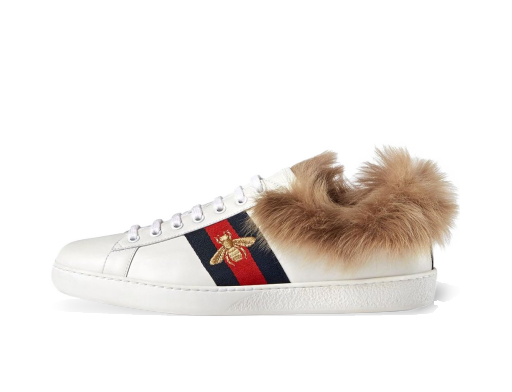Tenisky a topánky Gucci Ace 'Fur' Biela | 496093 0FI50
