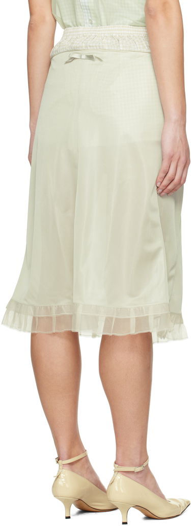 Sukňa Maison Margiela Maison Margiela 'Anonymity Of The Lining' Midi Skirt Zelené | S51ME0030 MTJ022, 2