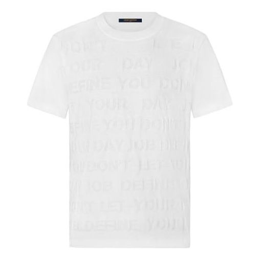 Tričko Louis Vuitton Alphabet Short Sleeve T-Shirt Biela | 1A8WW9