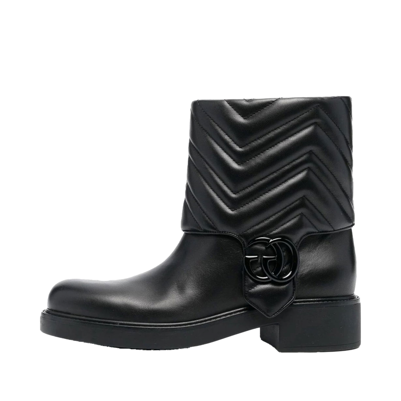 Tenisky a topánky Gucci GG Leather Ankle Boot Black (Women's) Čierna | 701822 BKO60 1000