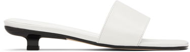Starostlivosť o obuv BY FAR BY FAR Ceni Kitten Heel Mules Biela | MWFHO014CL034WH025PL, 0