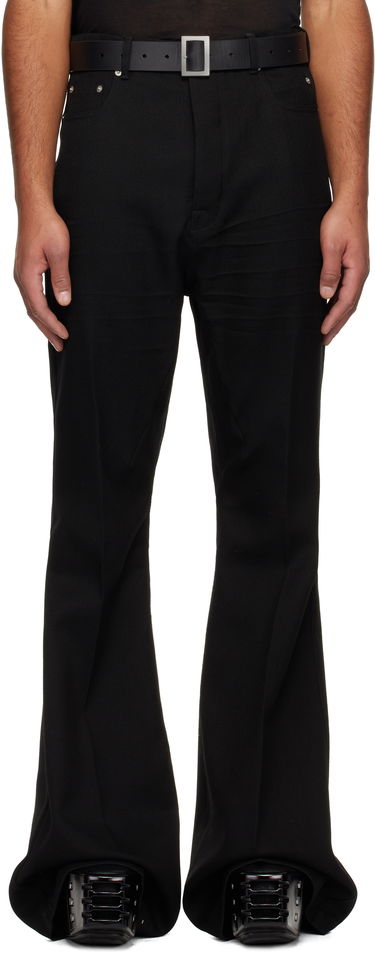 Nohavice Rick Owens Concordians Bolan Flared Trousers Čierna | RR02E1335 WD, 0