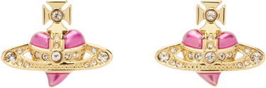 Náušnice Vivienne Westwood Diamante Heart Orb Stud Earrings Metalická | 6201033K-02R927-, 0
