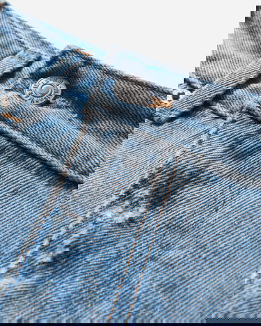 Sukňa Maison Margiela Distressed Denim Long Skirt Modrá | S62MI0034 964, 4