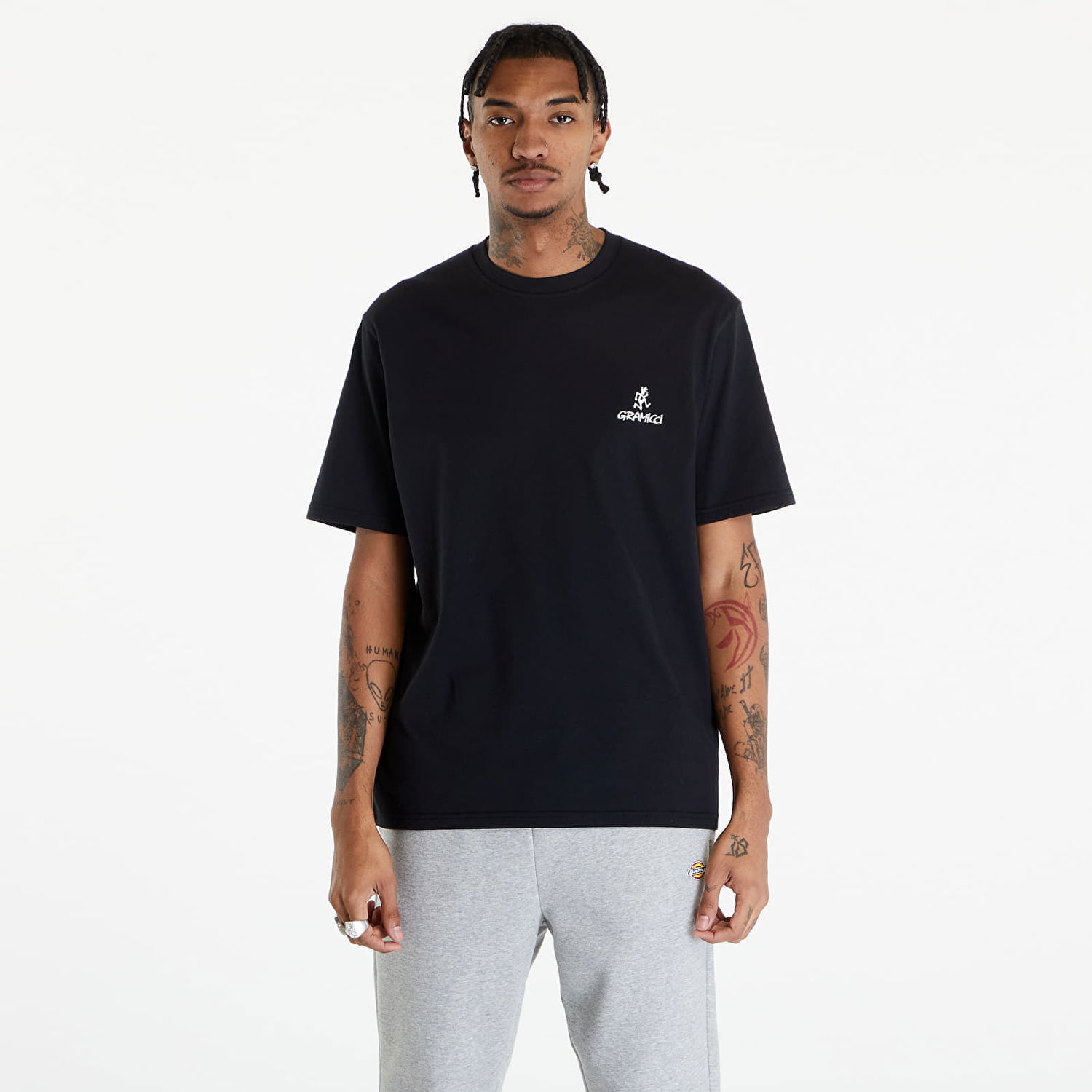 Tričko GRAMICCI One Point Logo Tee UNISEX Black Čierna | G4SU-T096 BLACK, 0
