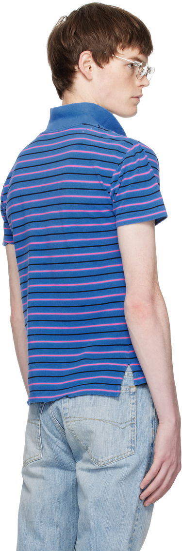 Polo tričko Balenciaga Balenciaga Laurel Classic Fitted Polo Modrá | 833244TSVF74326, 2