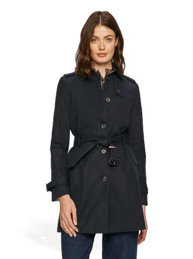 Trenčkot Tommy Hilfiger Trenchcoat Čierna | WW0WW24966