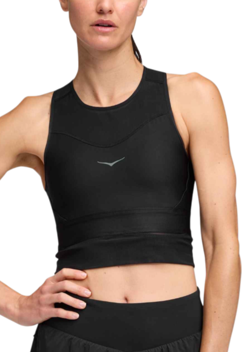 Podprsenka Hoka One One Hoka Race Day Crop Top Čierna | 1166630-bblc