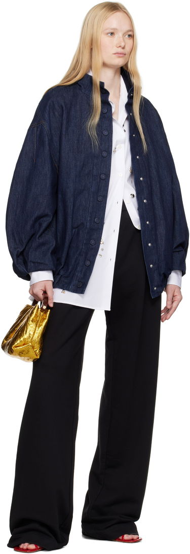Bunda Dries Van Noten Dries Van Noten Press-Stud Denim Jacket Modrá | 251-010513-1552, 3