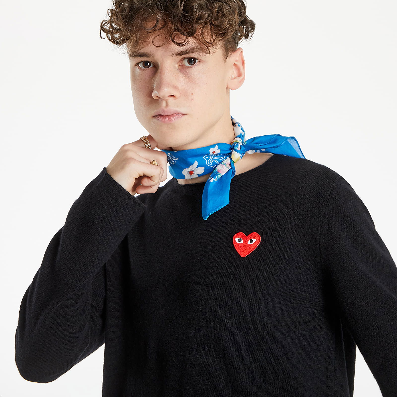 PLAY Red Heart Crewneck Jumper