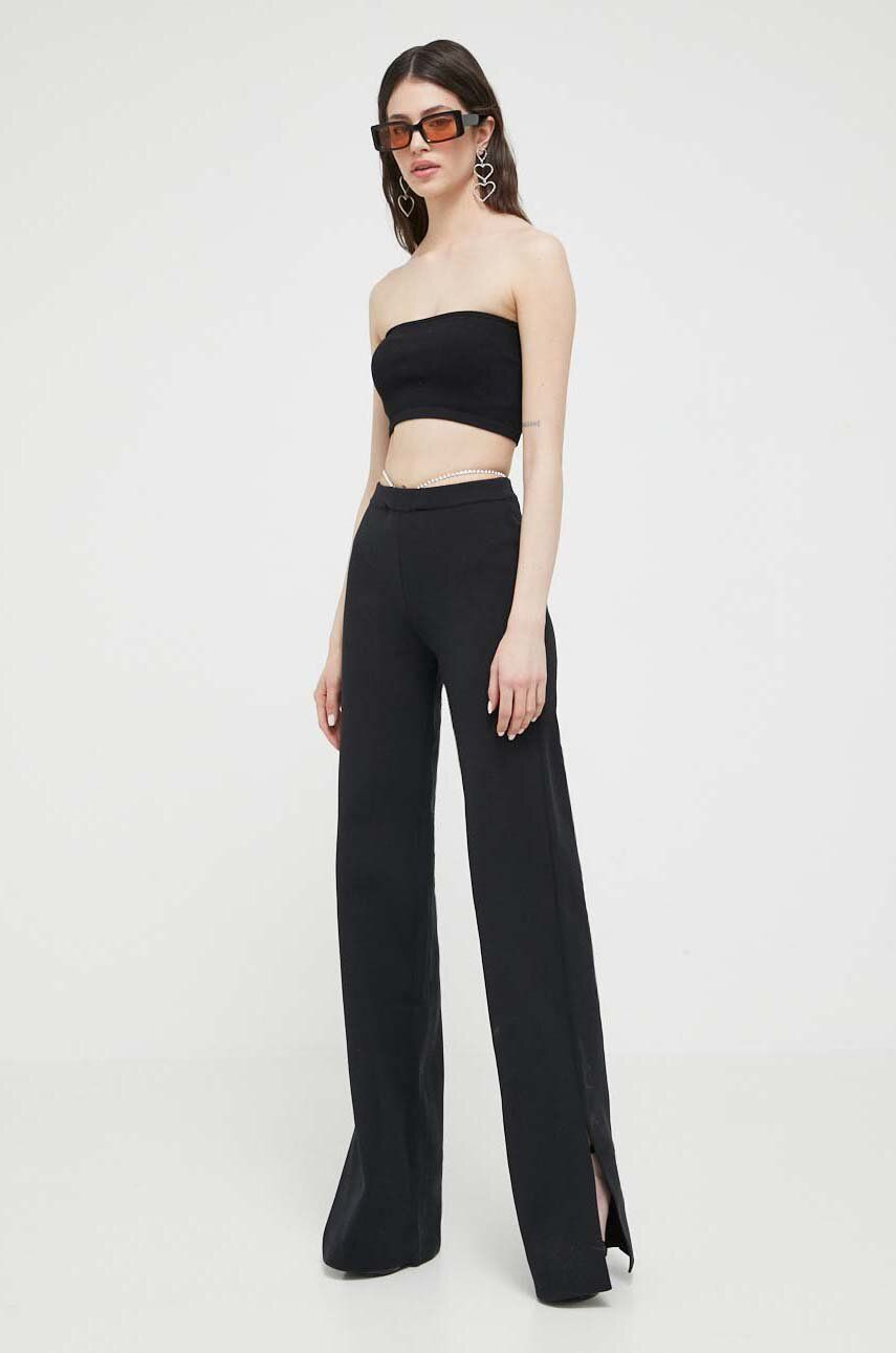 Nohavice GCDS GCDS Trousers Čierna | SS23W390803, 0