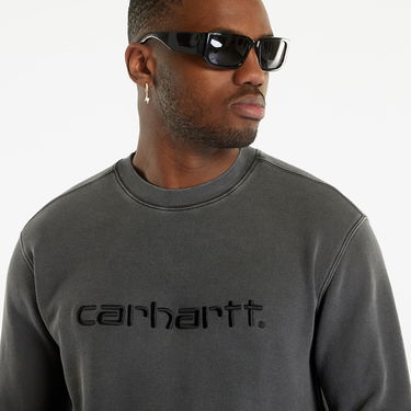 Mikina Carhartt WIP Duster Sweatshirt Garment Dyed Čierna | I031788.89GD, 2