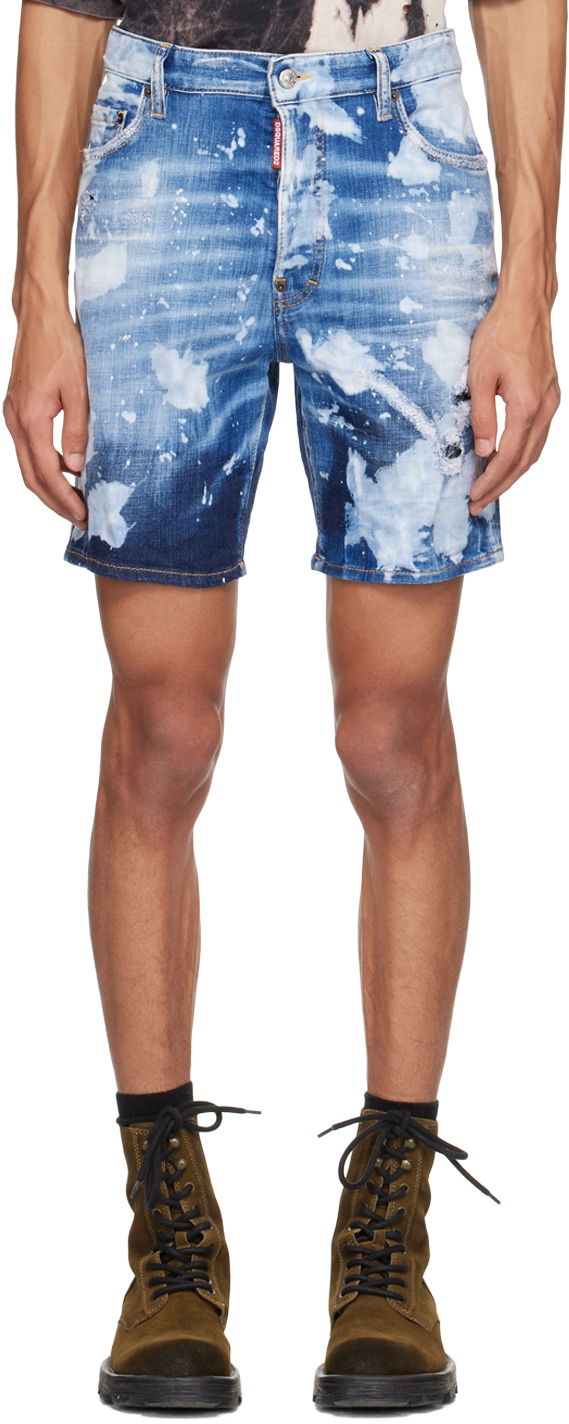 Šortky DSQUARED2 Dsquared2 Denim Shorts Modrá | S71MU0711_S30342, 0