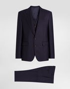Dolce & Gabbana Single-Breasted Micro-Patterned Three-Piece Suit