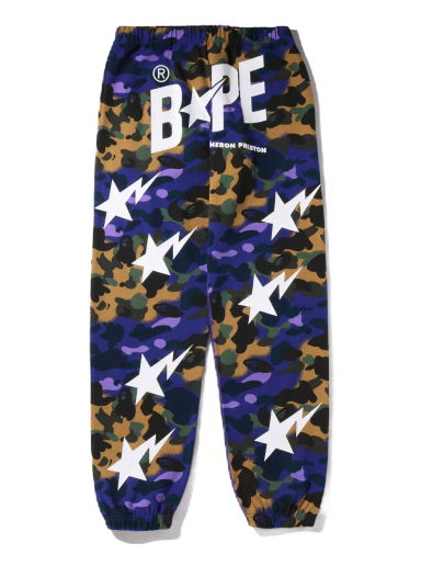 Tepláky BAPE Heron Preston x Mix 1st Camo Sweatpants Fialová | 1I23-152-904