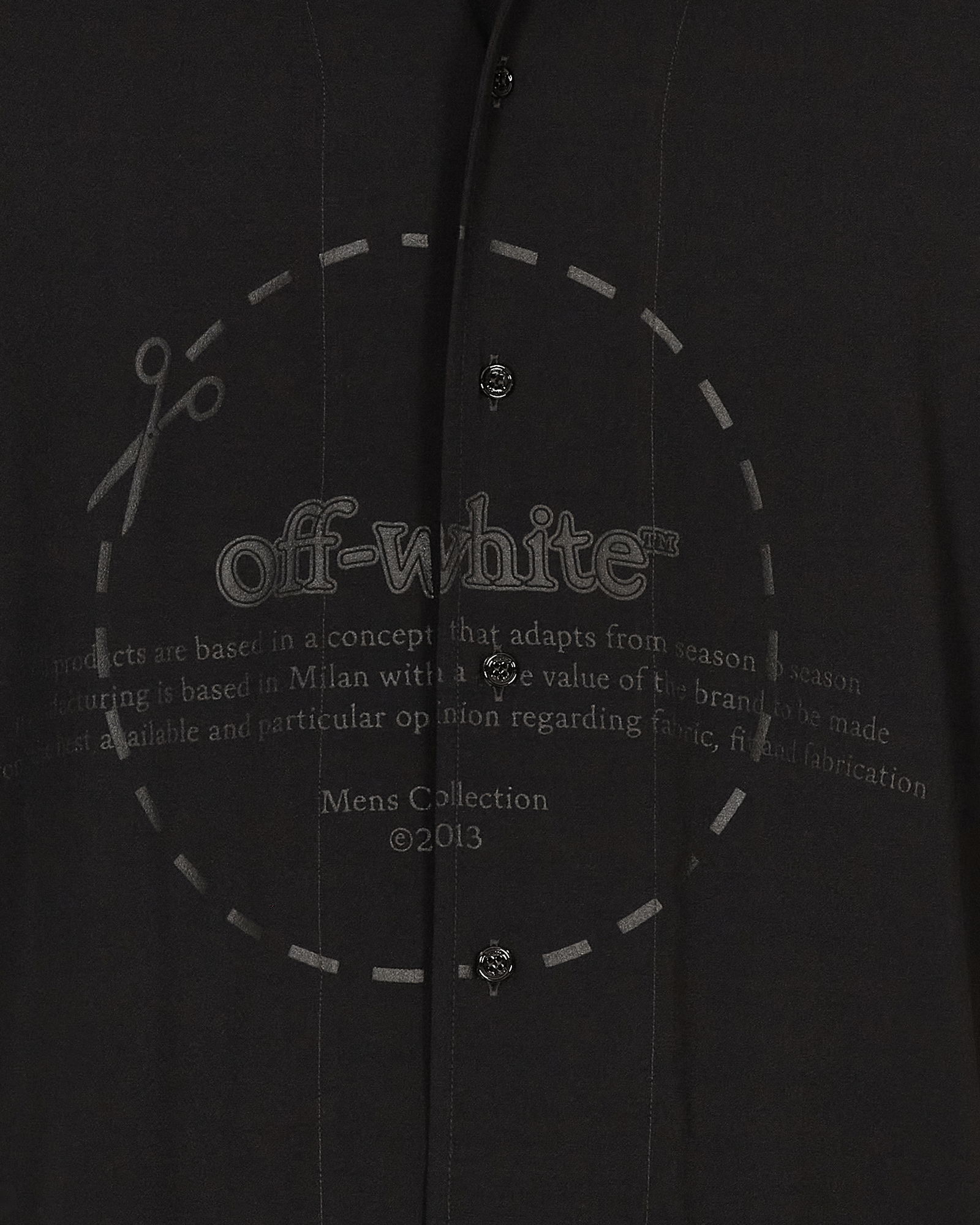 Cut Here Logo Holiday Shirt Black