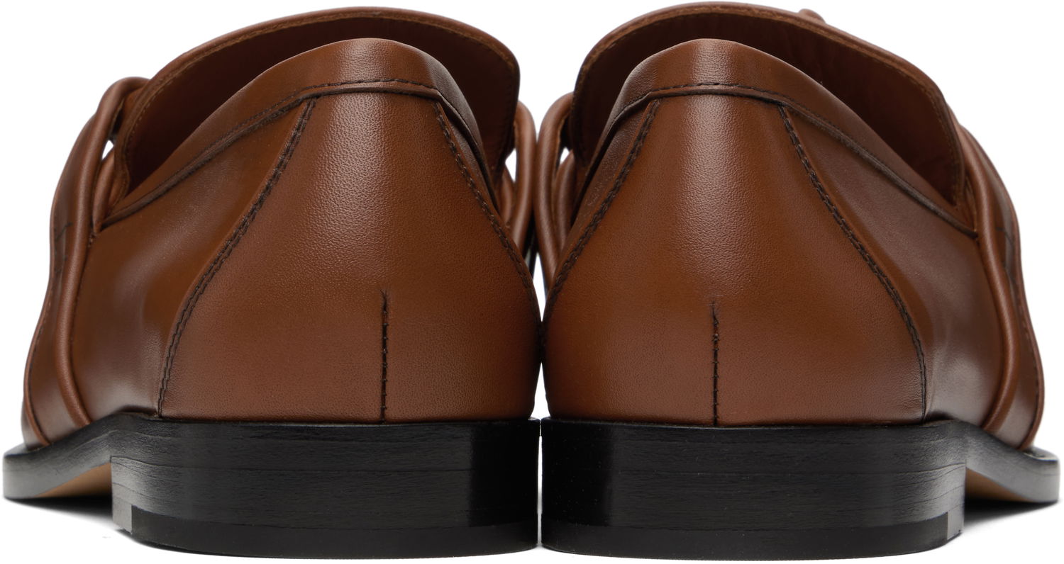 Tenisky a topánky Bottega Veneta Bottega Veneta Astaire Leather Loafers Hnedá | 796445V4AF02742, 1