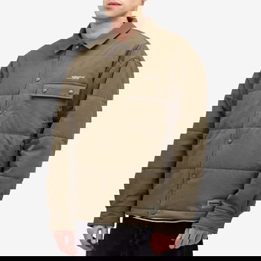 Prešívaná bunda Neighborhood Padded Overshirt Zelené | 242TSNH-SHM08-OLV, 2
