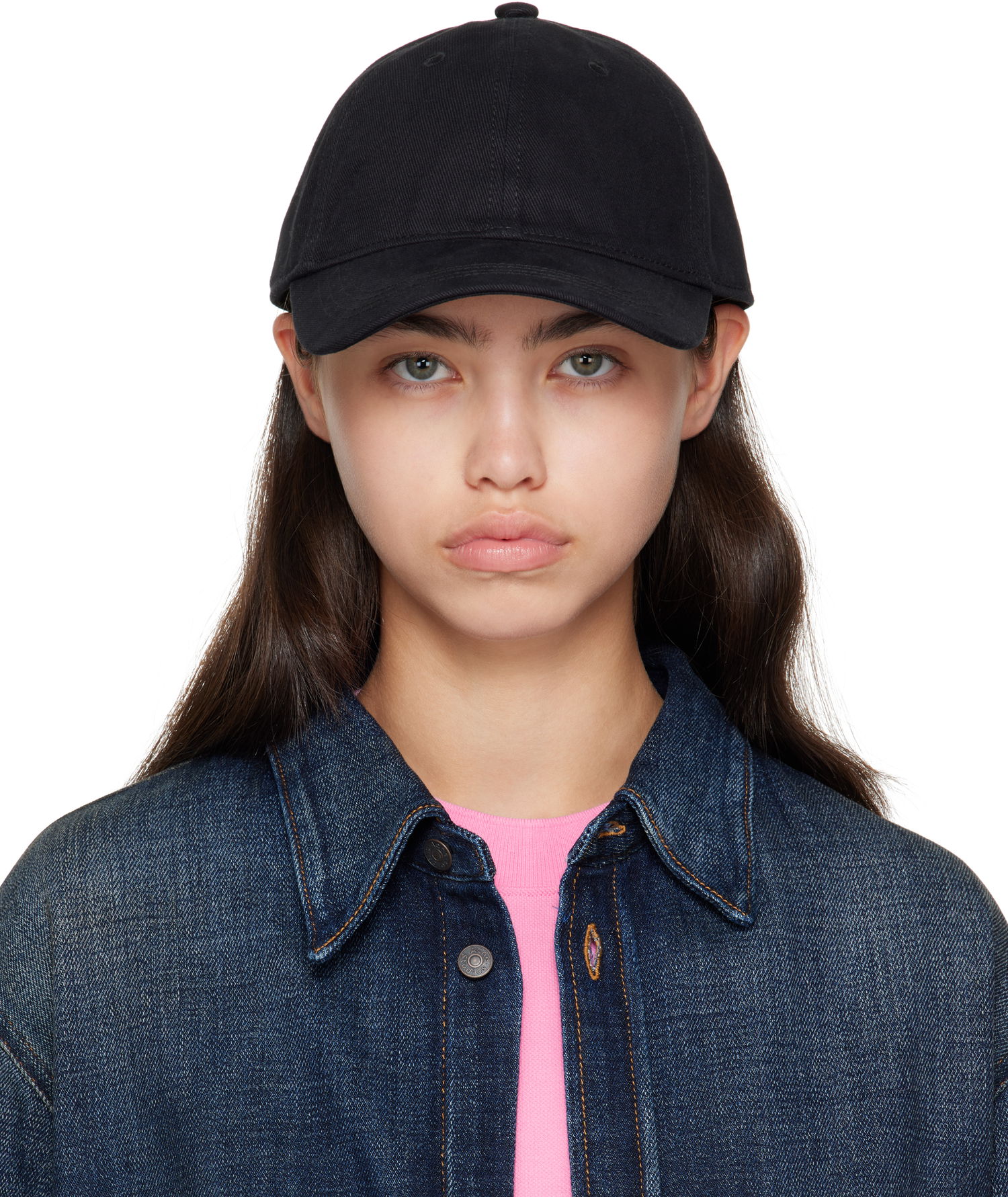 Šiltovka Acne Studios Acne Studios Twill Logo Cap Čierna | C40420-, 0