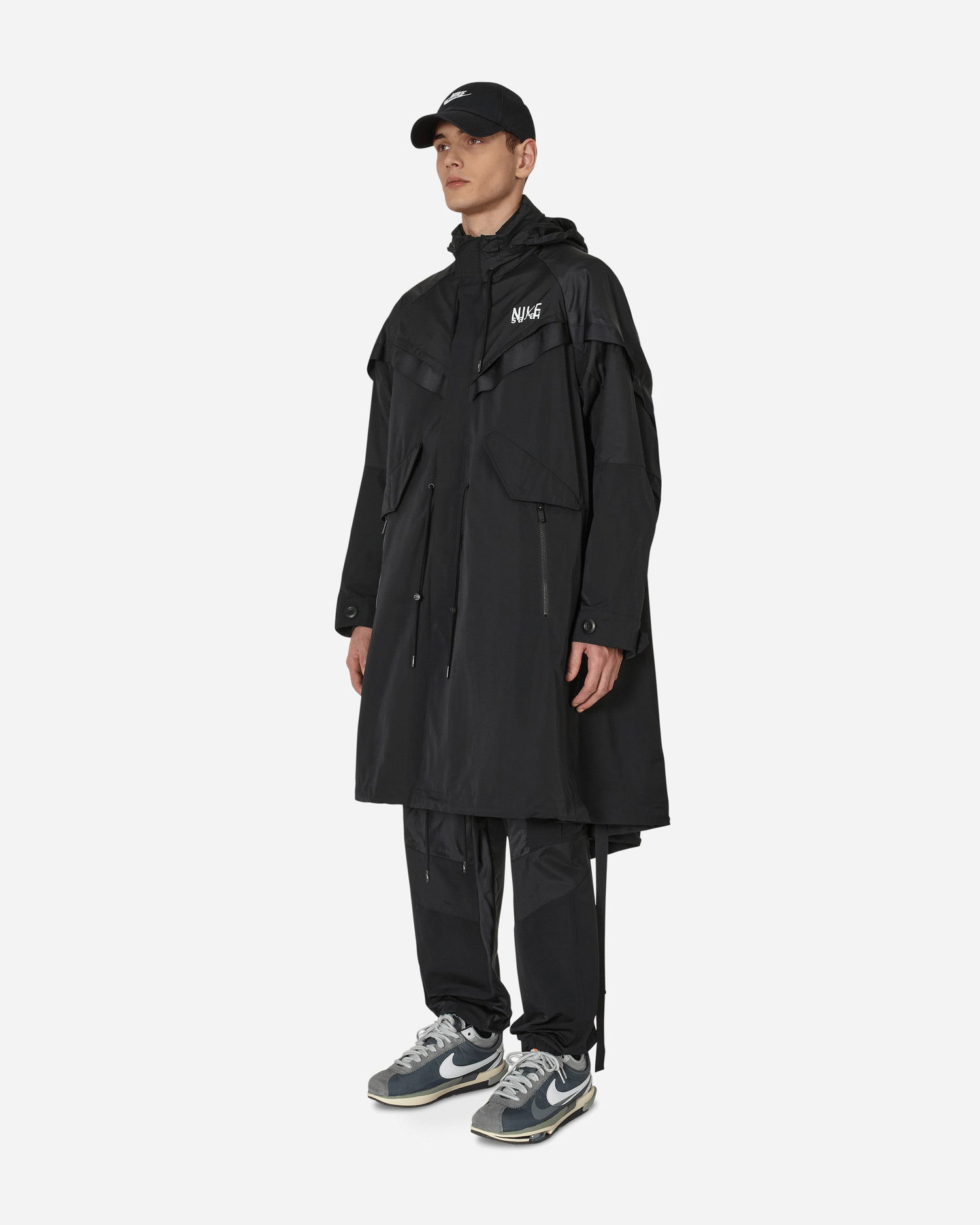 Trenčkot Nike Sacai x Trench Jacket Čierna | DQ9027-010, 1