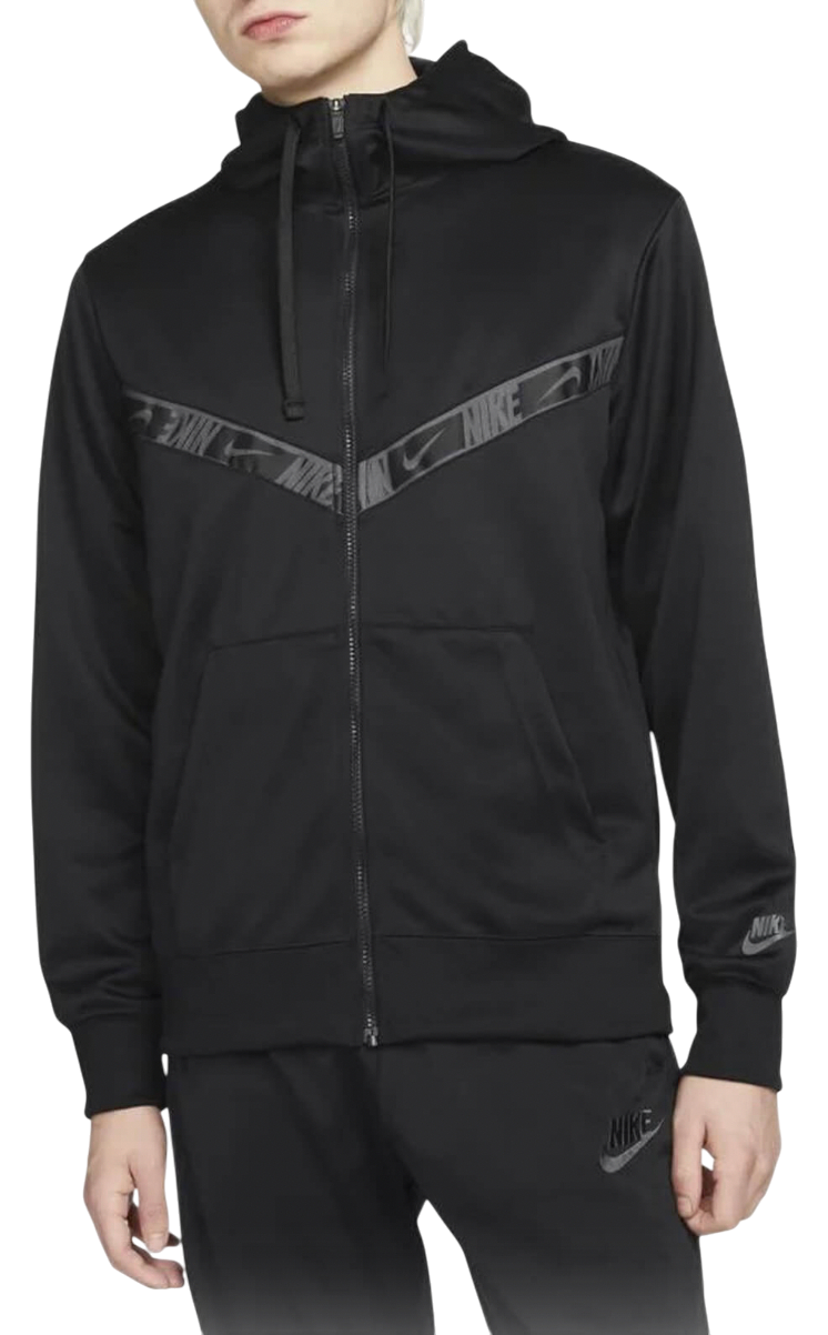 Mikina Nike Repeat Hooded Jacket Čierna | dm4672-013