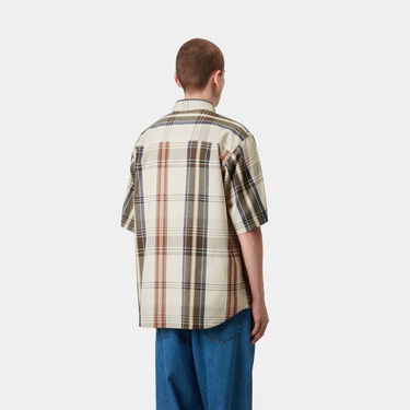 Košeľa Carhartt WIP Carhartt WIP Roslin Check Short Sleeve Shirt Béžová | I034546_9, 1