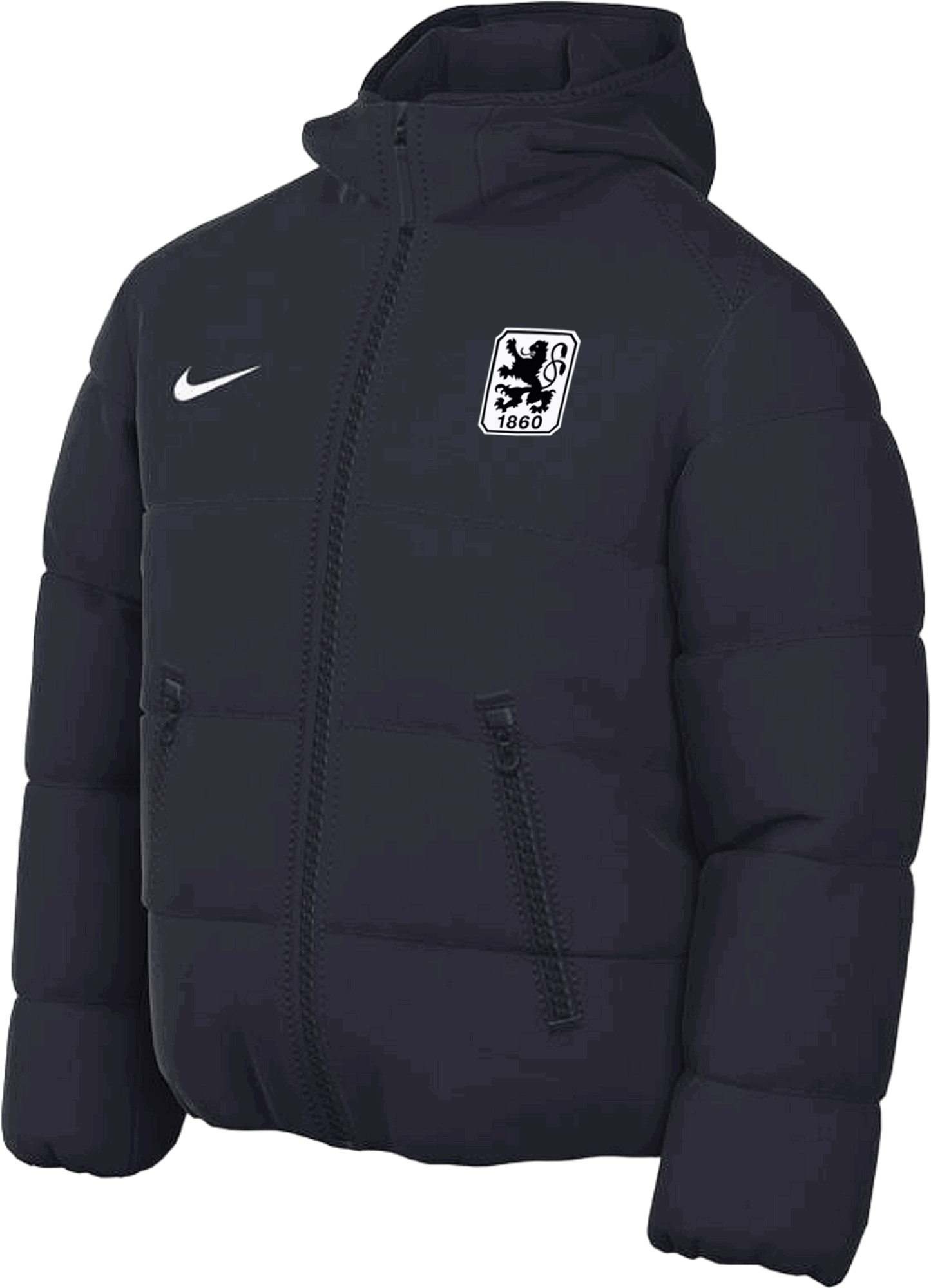 Prešívaná bunda Nike TSV 1860 Munchen Hooded Jacket Navy | 605fd7708-451, 0