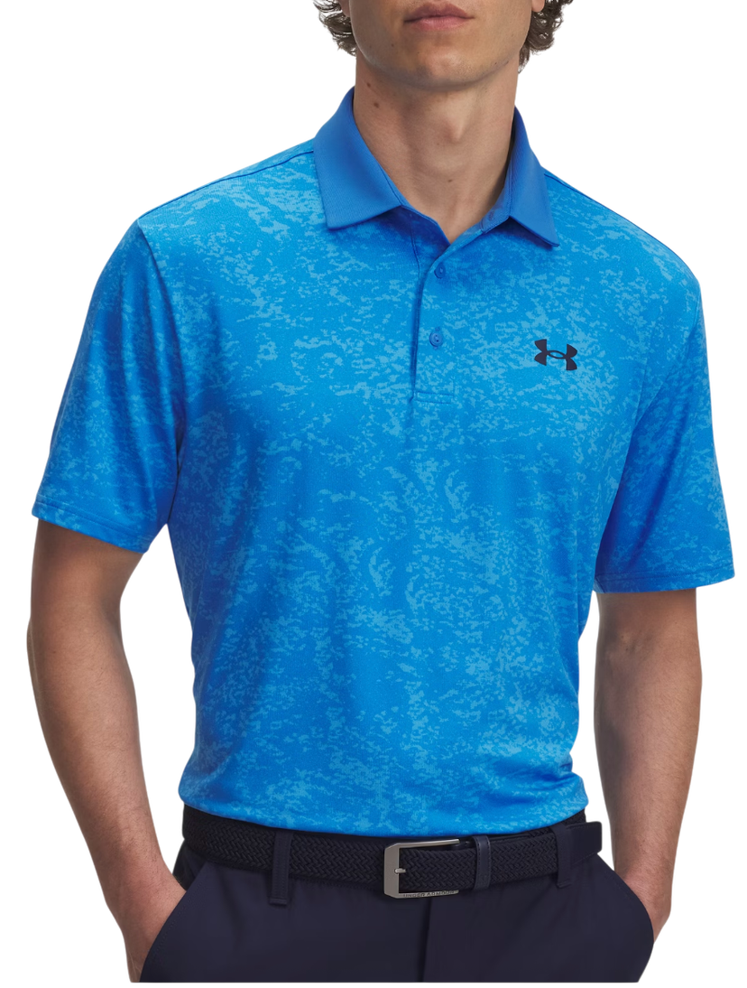 Polo tričko Under Armour Under Armour UA Playoff 3.0 Printed Polo Shirt Modrá | 1378677-403