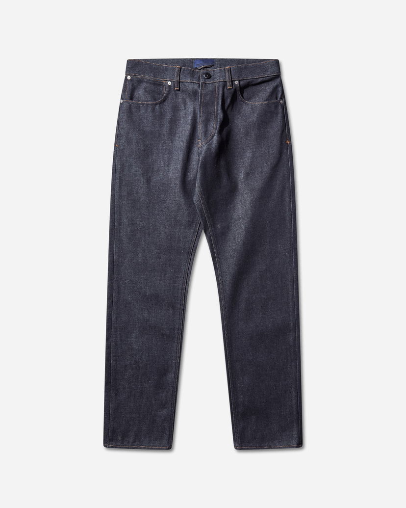 Džínsy Stone Island Indigo Denim Raw Straight Jeans Navy | K2S15-J100005-S00J8 VJ200