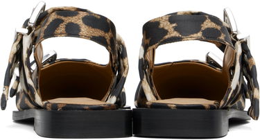 Oblečenie GANNI GANNI Feminine Buckle Flats Hnedá | S2947, 1
