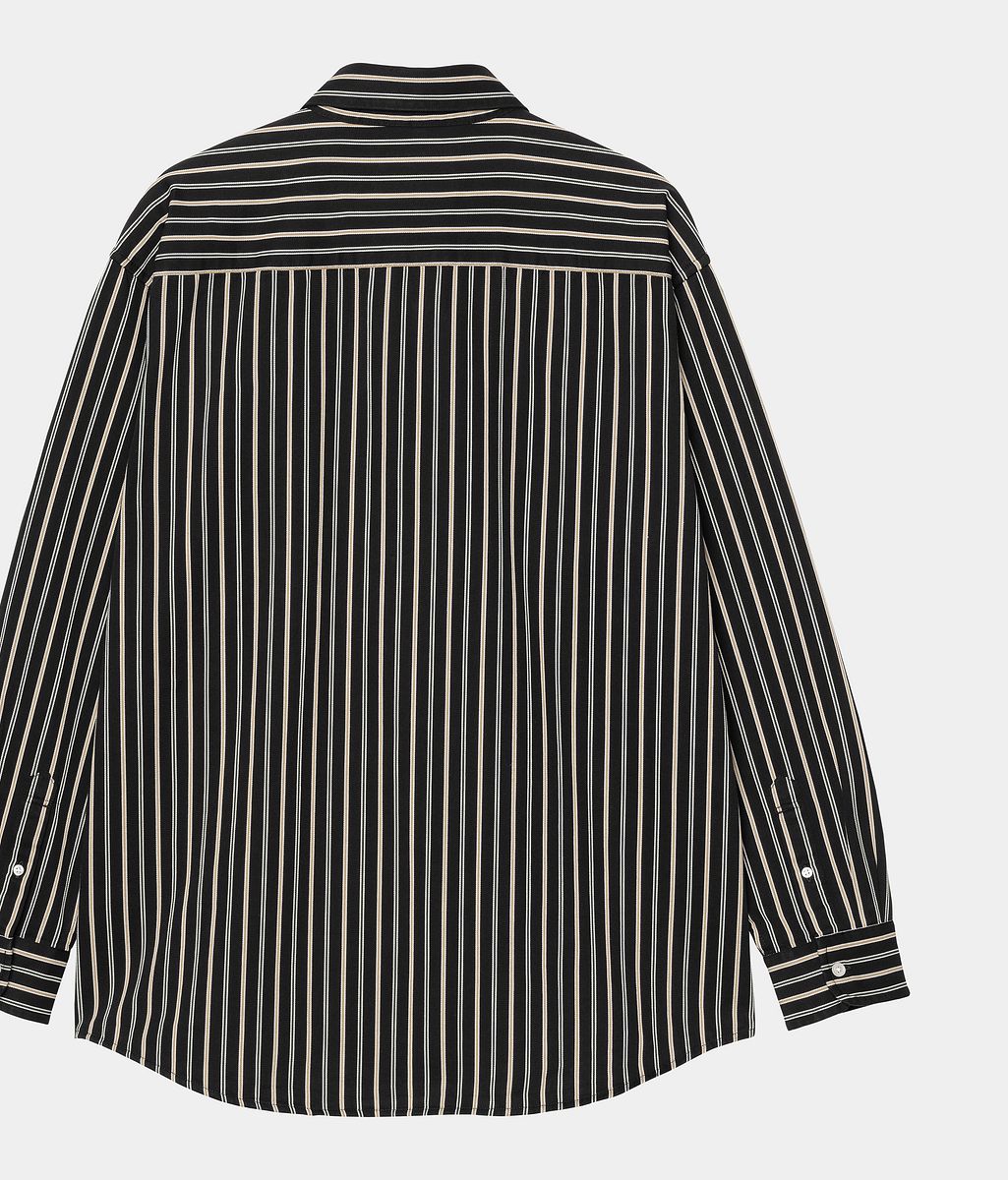 Košeľa Carhartt WIP Long Sleeve Palance Shirt Palance Stripe Čierna | I035330_9, 1