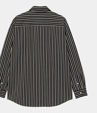 Košeľa Carhartt WIP Long Sleeve Palance Shirt Palance Stripe Čierna | I035330_9, 1