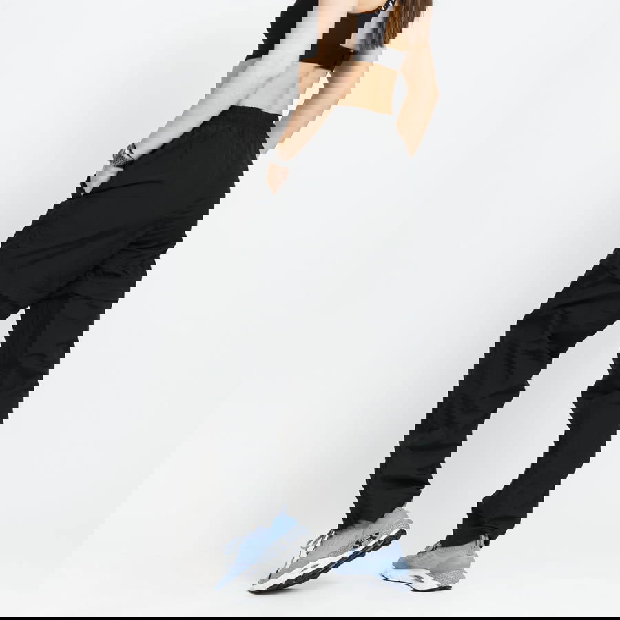 Shiny Crinkle Nylon Zip Pants
