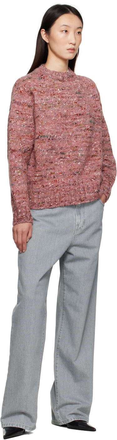 Sveter Róhe Róhe Melange Crewneck Sweater Ružová | 416-23-330, 3