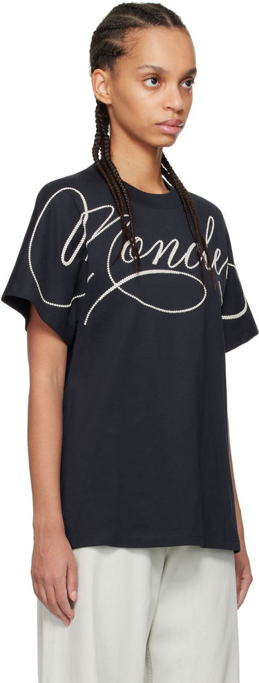 Tričko Moncler Moncler Logo T-Shirt Ružová | K10938C0000389AUO, 4