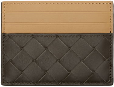 Peňaženka Bottega Veneta Beige & Brown Intrecciato Leather Card Holder Hnedá | 749449 VCPQ5 3392, 1