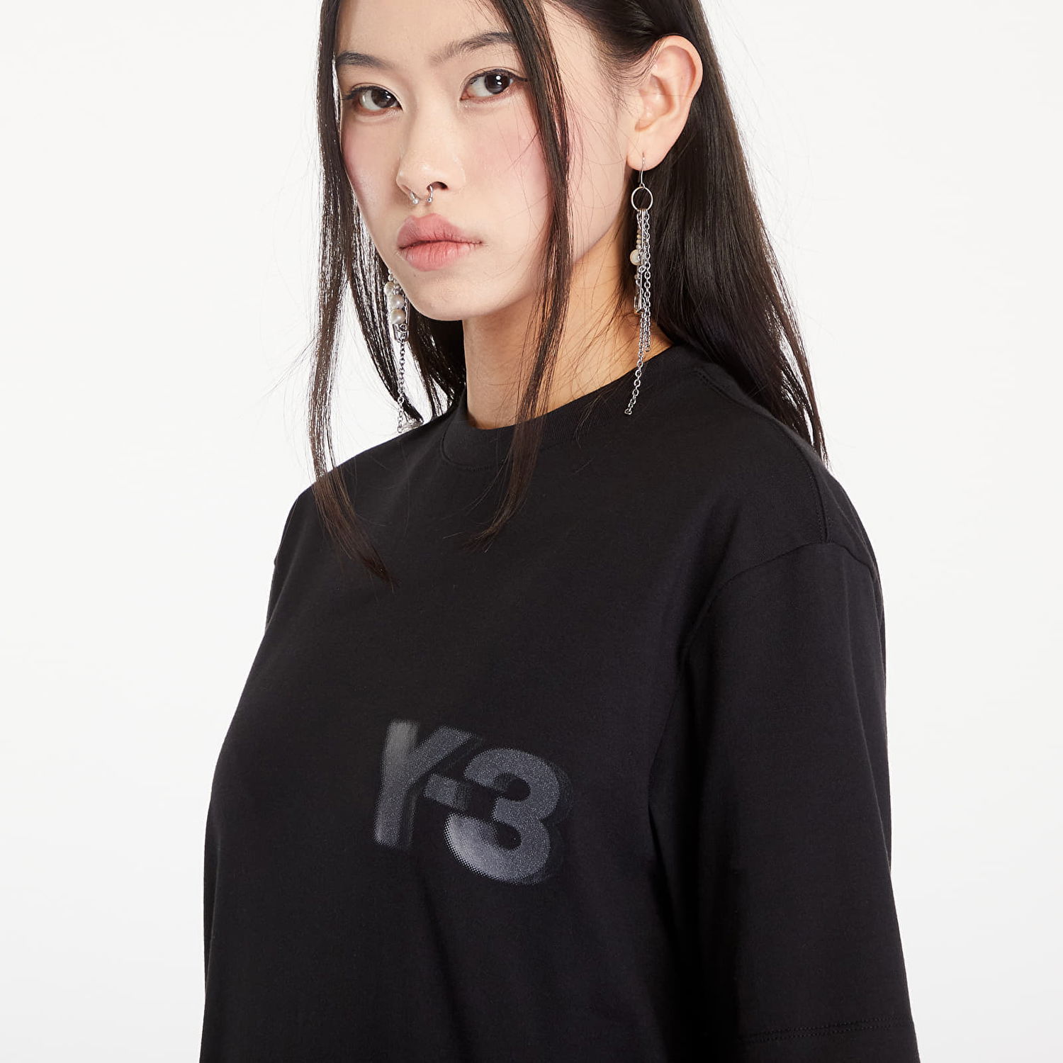 Tričko Y-3 Logo Short Sleeve Tee UNISEX Black Čierna | JE9282, 1