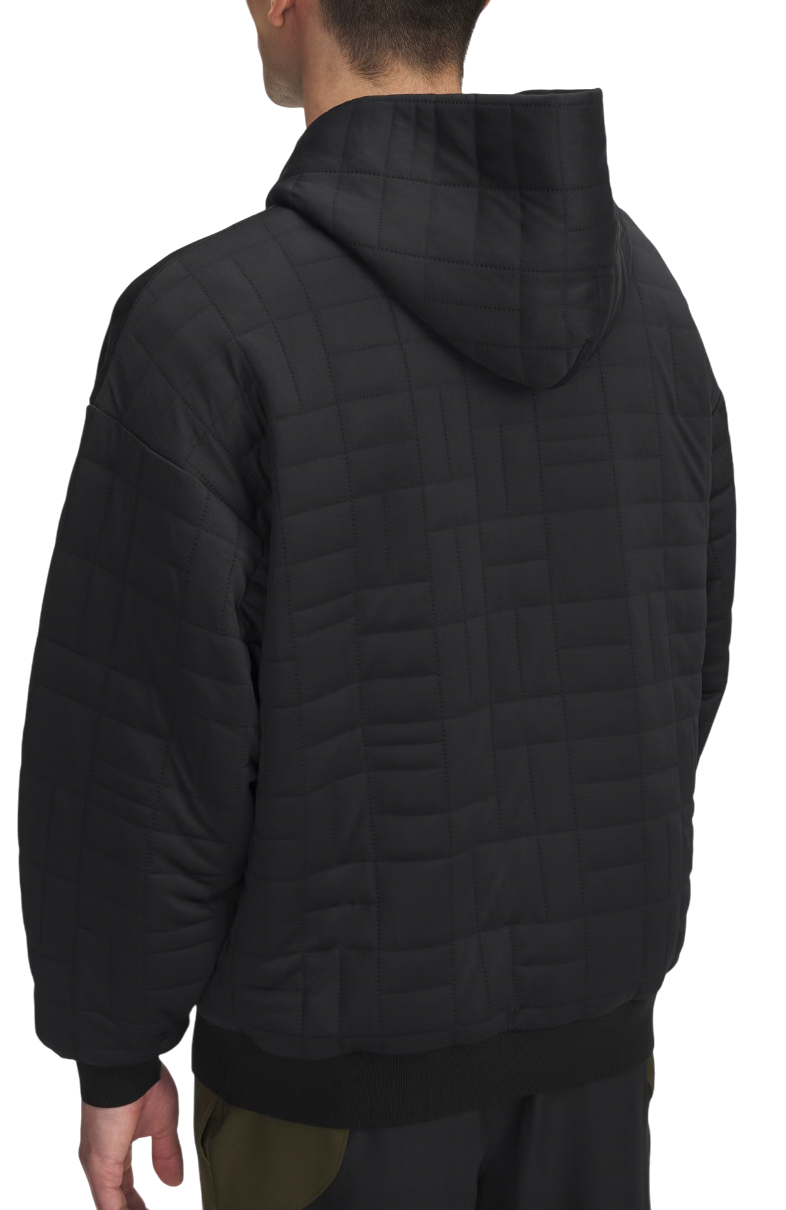 Mikina Under Armour Unstoppable Textured Quilted Fleece Hoodie Čierna | 6003867-001, 1