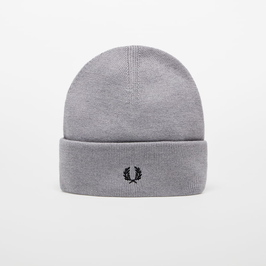 Kulicha Fred Perry Merino Wool Beanie Šedá | C9160 420, 0
