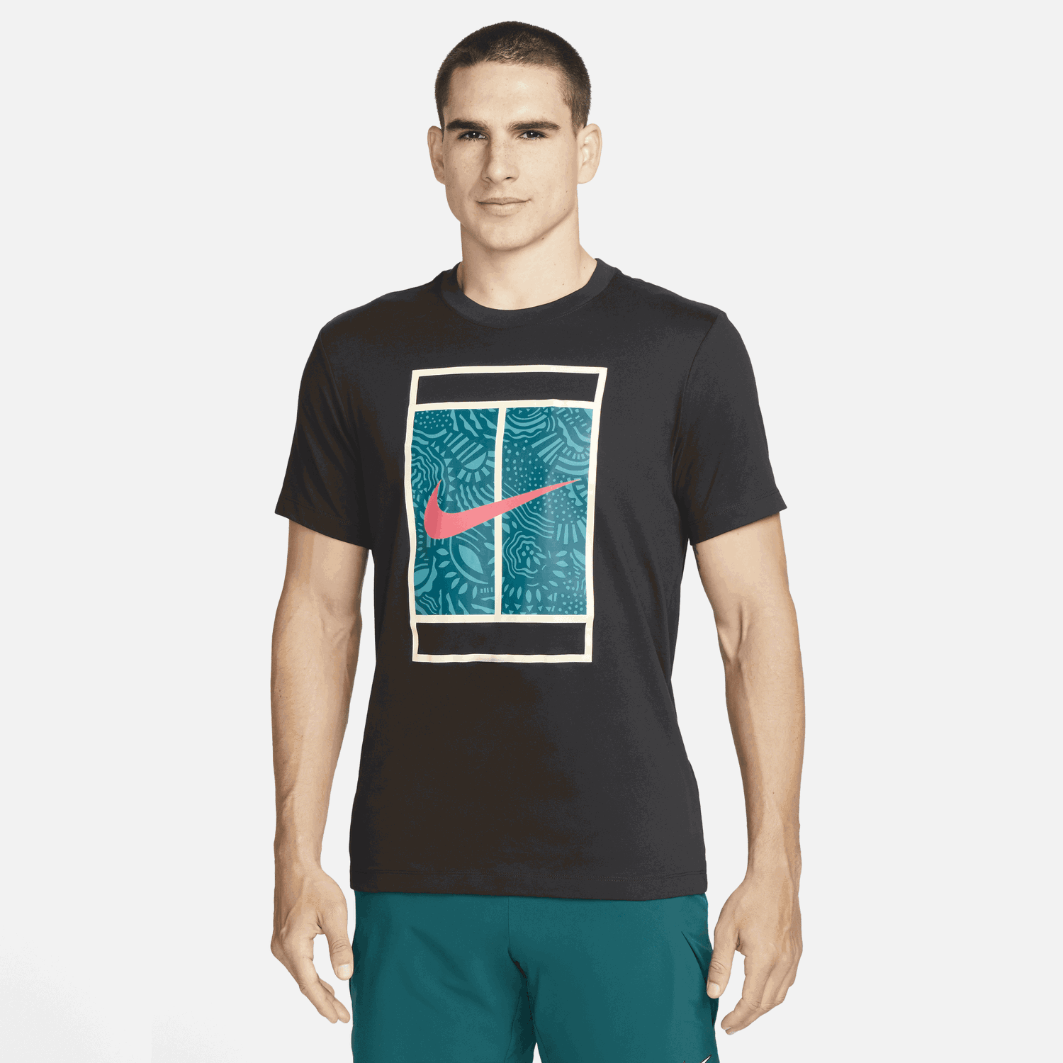 Tričko Nike Court Dri-FIT Čierna | FJ1502-010, 0