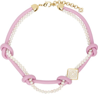 Náhrdelník Casablanca Casablanca Knotted Pearl Necklace Ružová | AS25-JW-264-02, 0