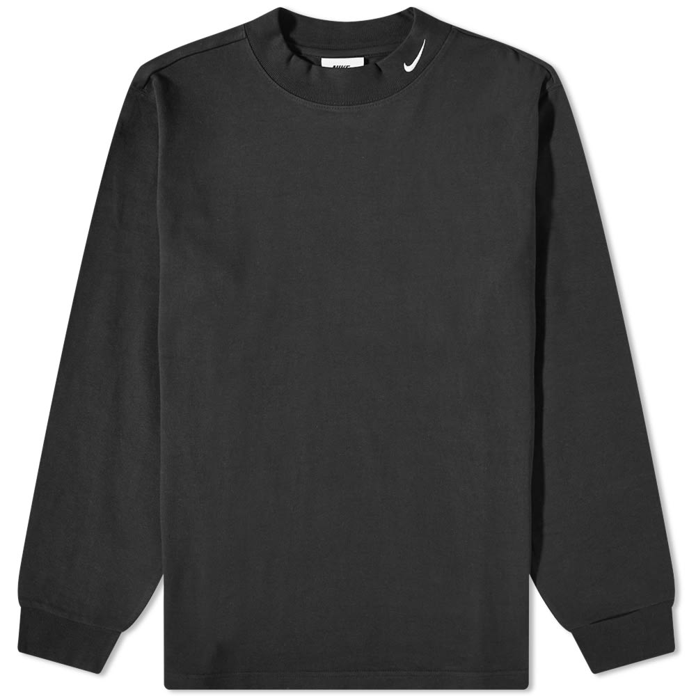 Tričko Nike Life Mock Neck Shirt Čierna | DX5868-010, 0