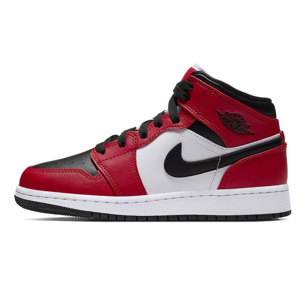Tenisky a topánky Jordan Air Jordan 1 Mid GS "Chicago Black Toe" Červená | 554725 069, 0