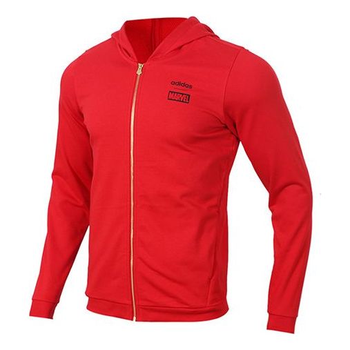 Mikina adidas Originals Marvel Crossover Hooded Jacket Červená | EA0322