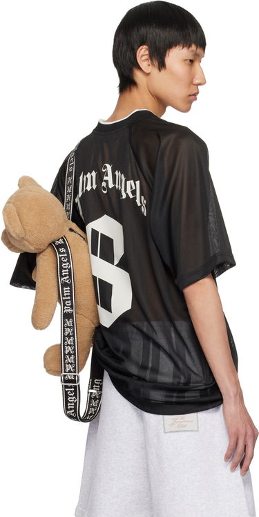 Dres Palm Angels Palm Angels 'Palm Sport' Mesh T-Shirt Čierna | PMAA104S25FAB0011003, 2