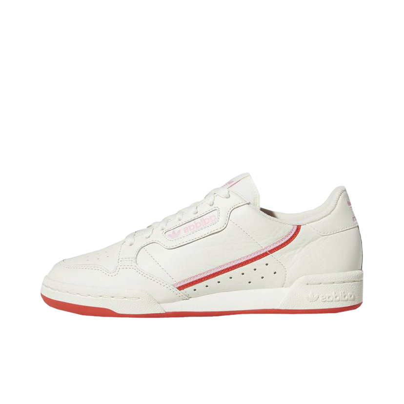 Tenisky a topánky adidas Originals Continental 80 Off White Active Red W Biela | EE3831