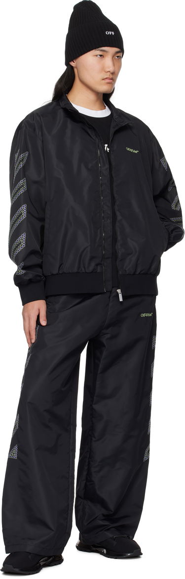 Tepláky Off-White Diag Outl Nylon Faille Track Pants Čierna | OMCJ038S25FAB0011050, 3