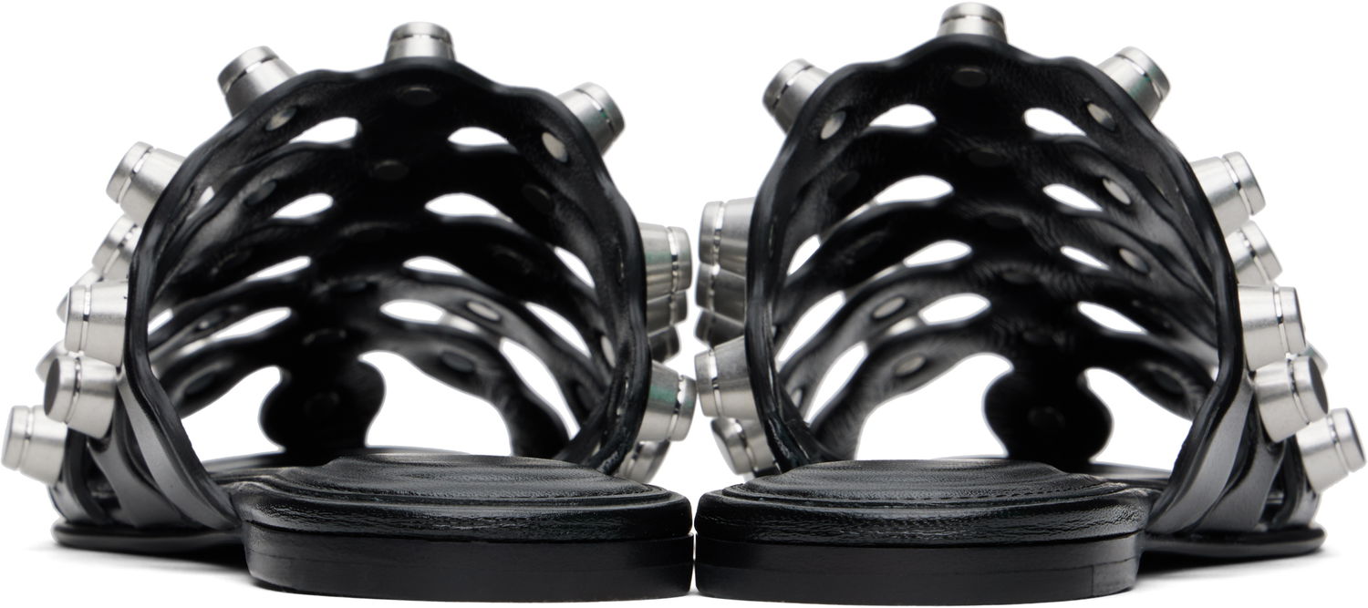 Tenisky a topánky Alexander Wang Alexander Wang Rexa Cage Slide Sandals Čierna | 30125M014, 1